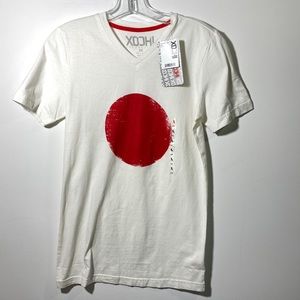 Xochi LA Red Sun tee SZ XS NWT